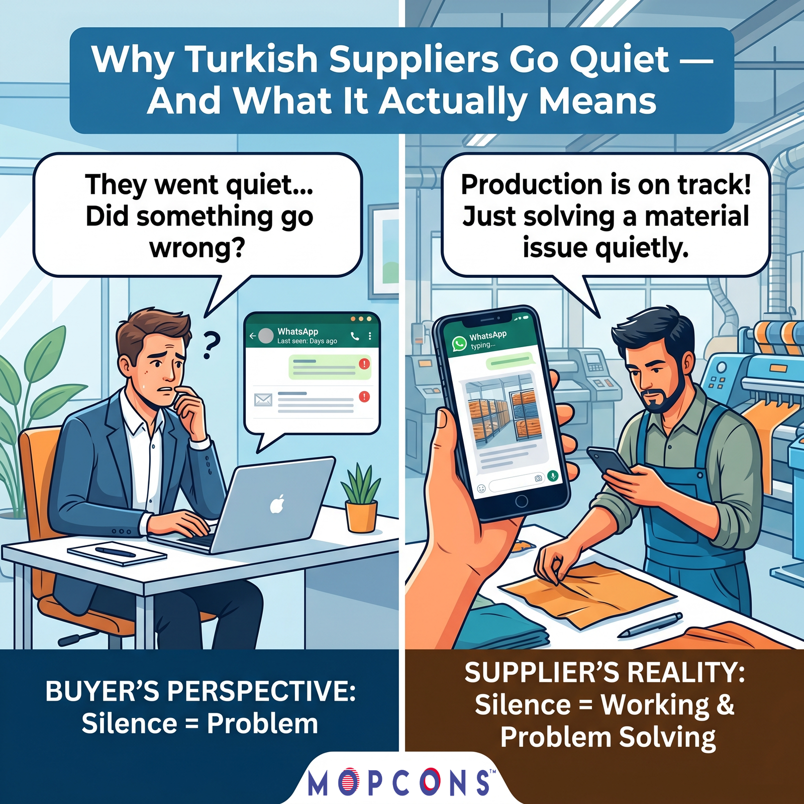 Turkish supplier communication