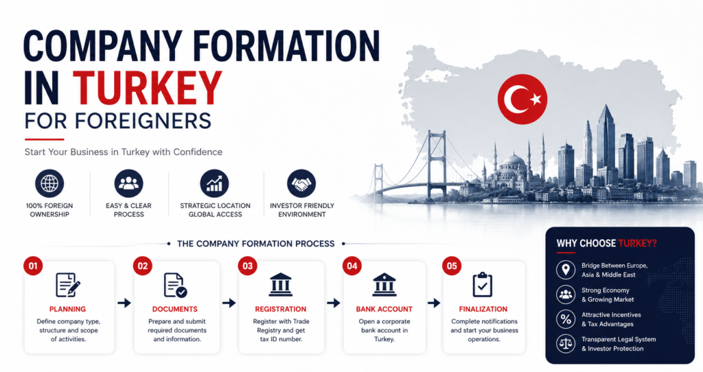 Company Formation in Turkey for Foreigners: A 2026 Guide